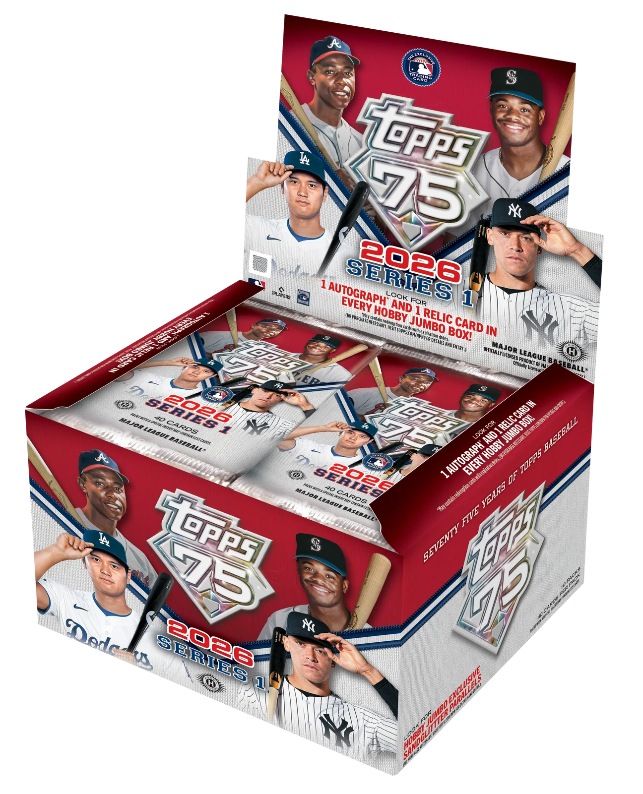 2026 Topps Baseball Series 1 Factory Sealed Jumbo Box