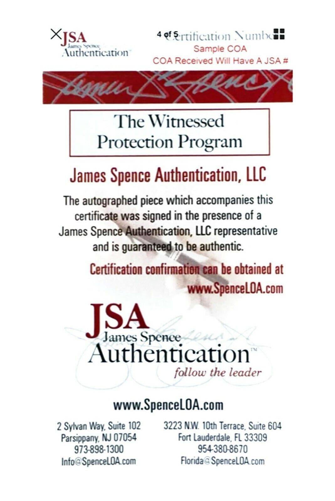 Mel Renfro Signed Autographed White Jersey Fiterman Sports Authenticated - Image 3