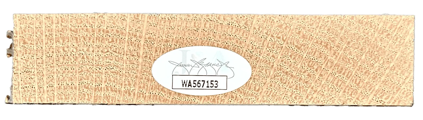 LARRY BIRD SIGNED BOSTON GARDEN PARQUET COURT FLOOR JSA 4x2x1 - Image 3