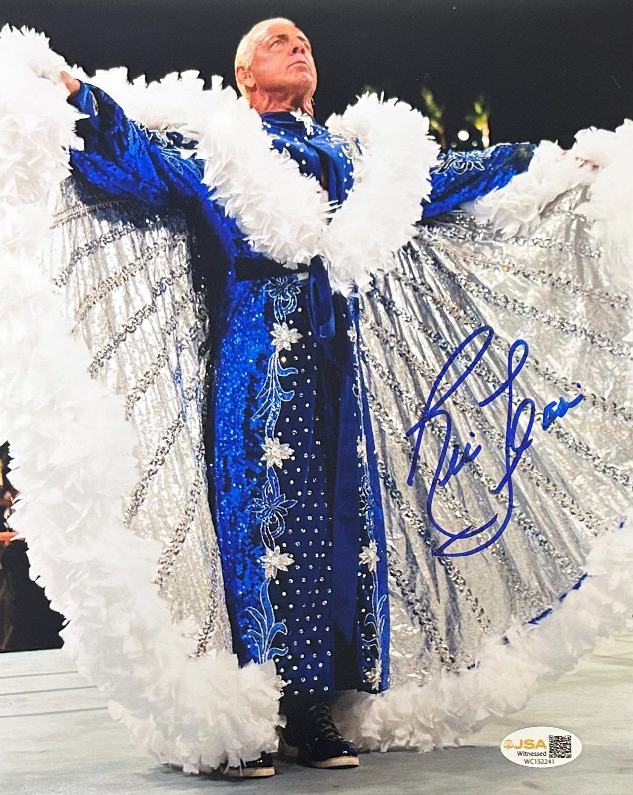 RIC FLAIR AUTOGRAPHED 8x10 8x10 Photo JSA AUTHENTICATED WWE WCW #19