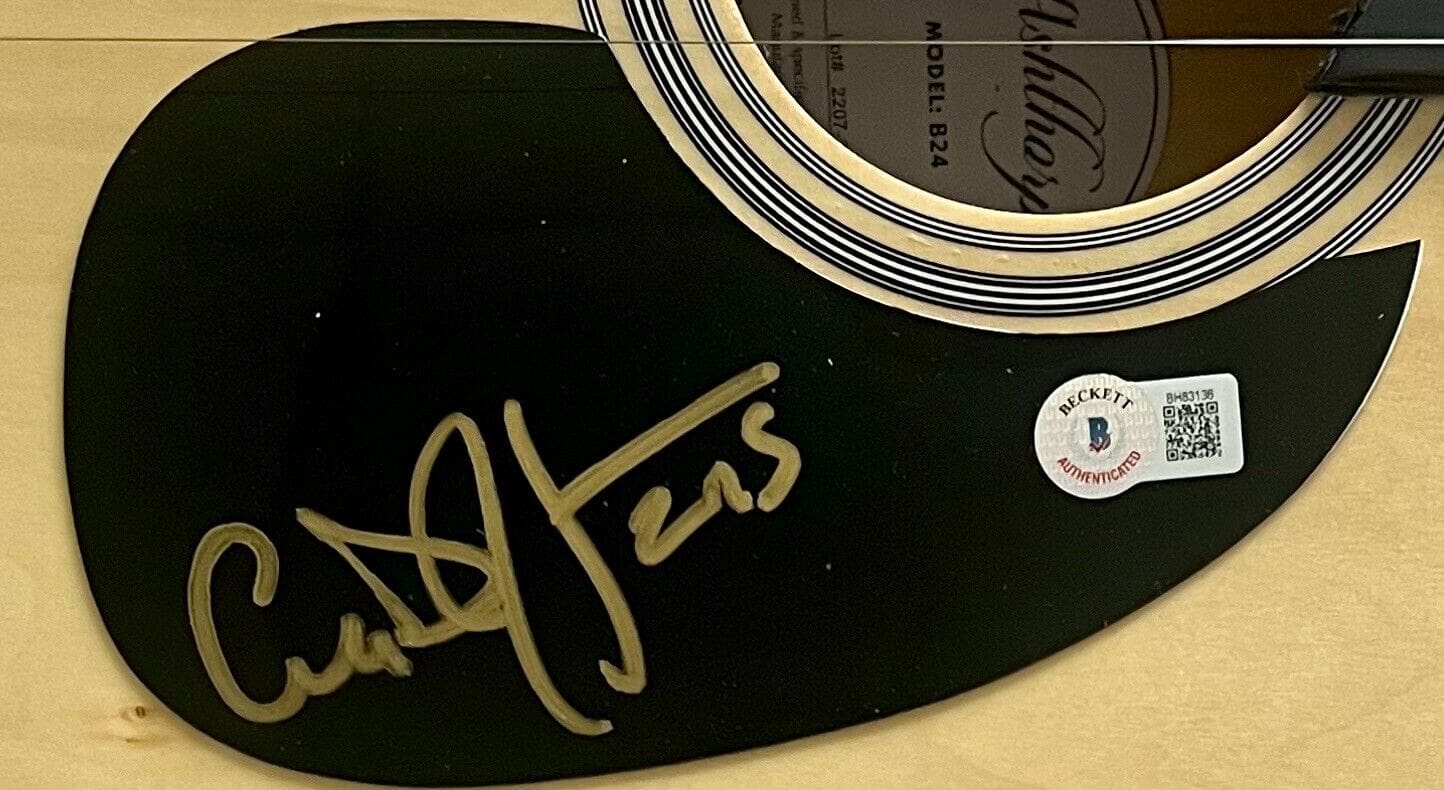 Cody Johnson Signed Autographed 38'' Natural Acoustic Guitar JSA Authen - Image 2
