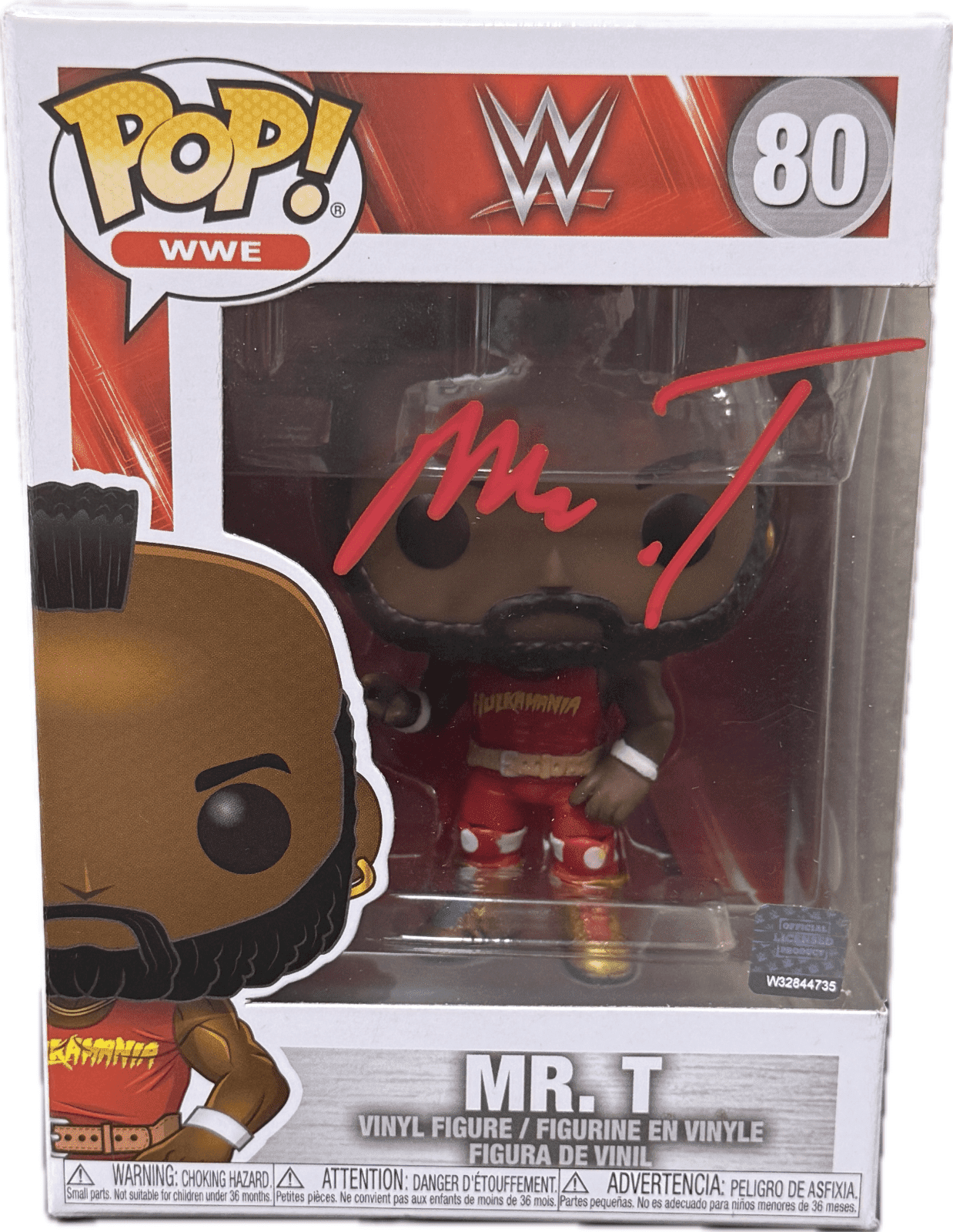 Mr. T Signed Autographed WWE Funko Pop 80 JSA Authenticated WrestleMania