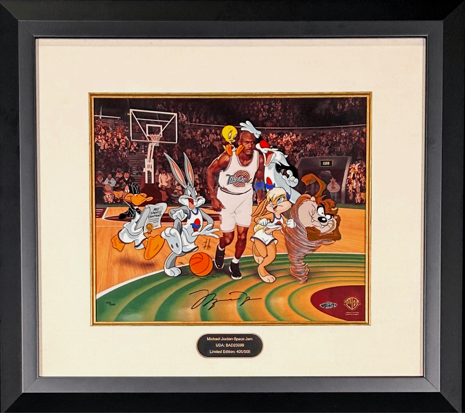 Michael Jordan Signed Limited Edition Warner Brothers Space