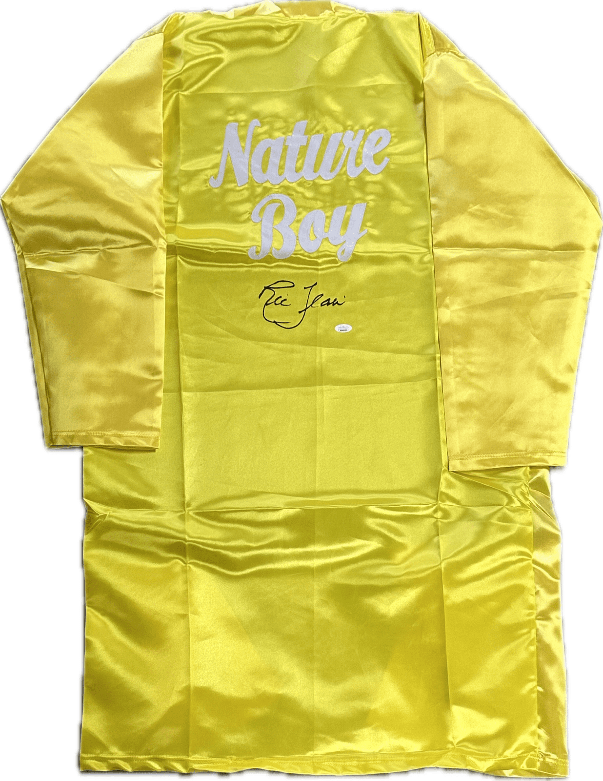 RIC FLAIR "Nature Boy" Signed Autographed Yellow Robe JSA Authenticated