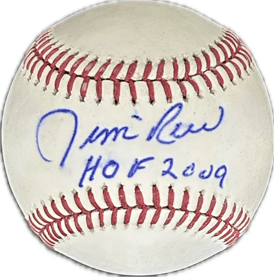 Jim Rice Signed Autographed OMLB Baseball JSA Authenticated HOF 2009