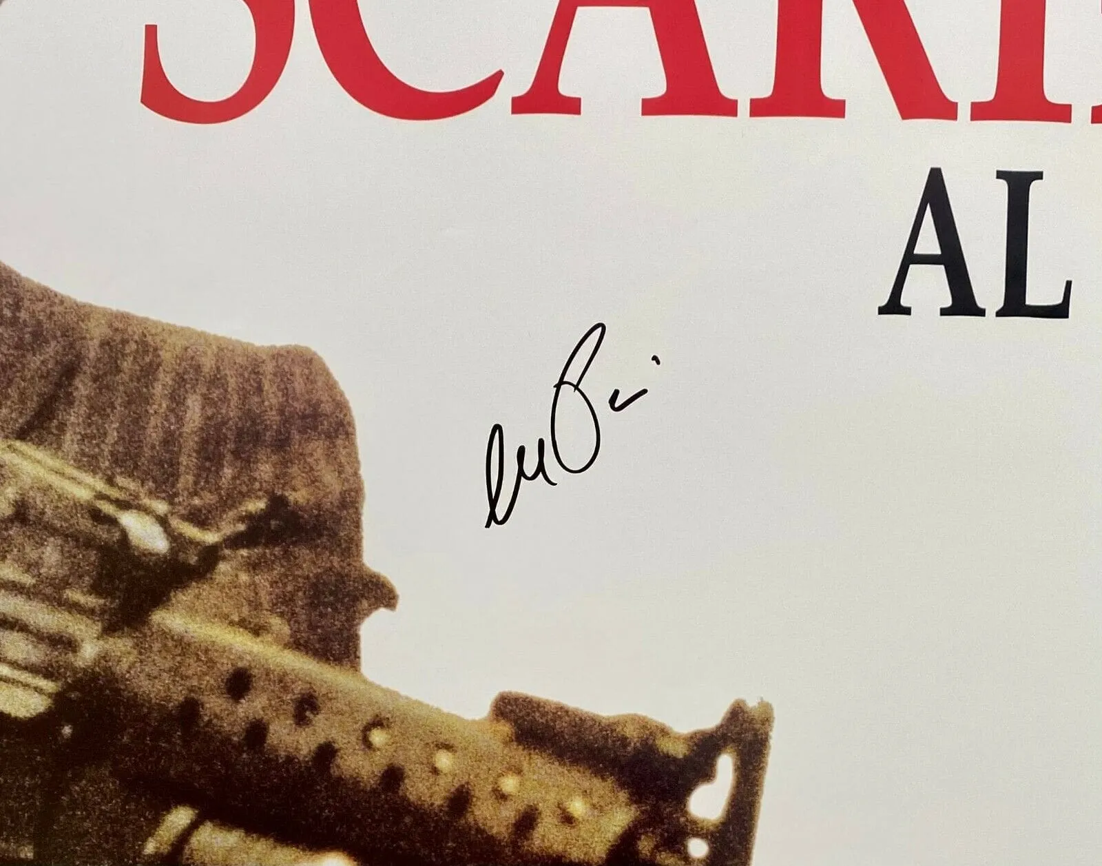 Al Pacino Tony Montana Signed Autographed Scarface Movie Poster 24x34 JSA H - Image 2