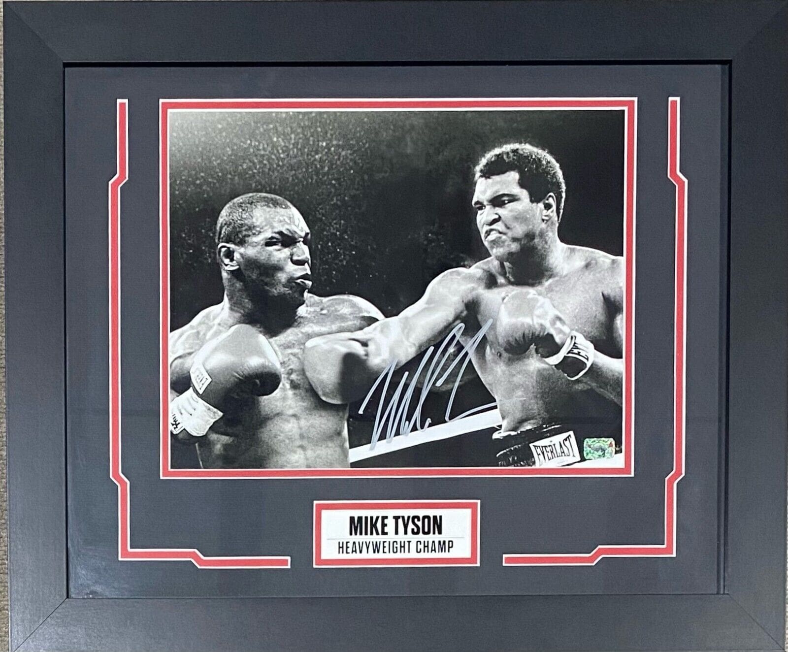 Mike Tyson Signed Autographed 11x14 Framed Photo Tyson Exclusive Hologram Ali