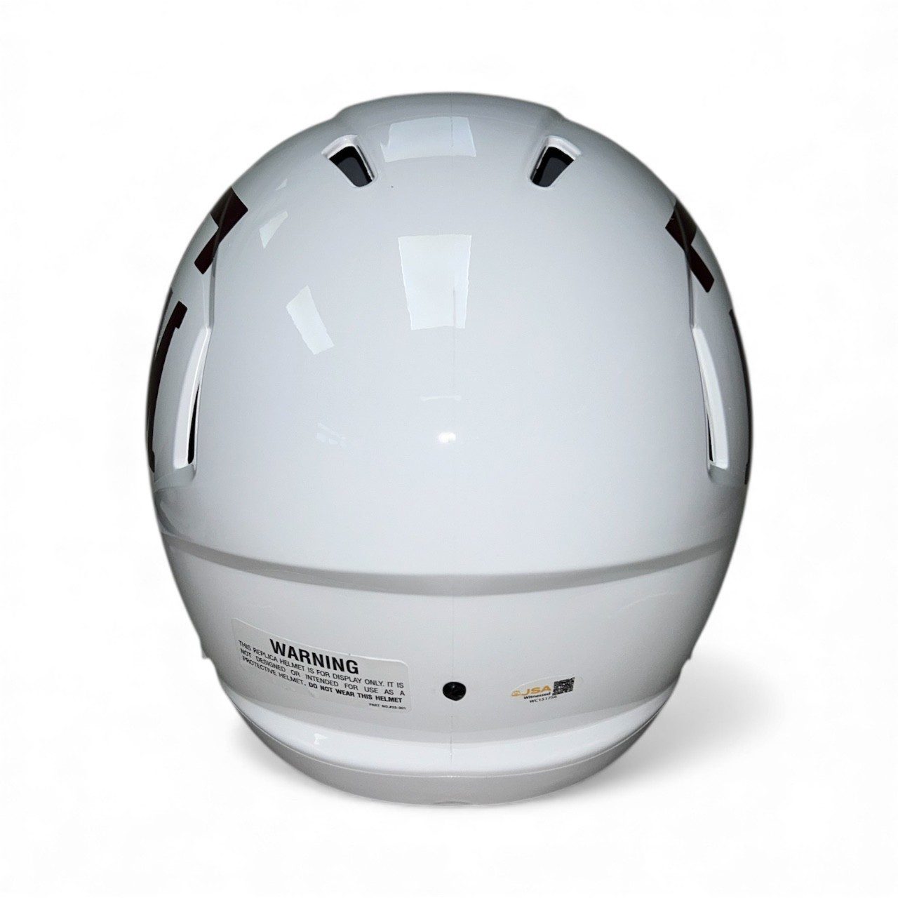 MARCEL REED AUTOGRAPHED WHITE THROWBACK TEXAS A&M SPEED FULL SIZE HELMET JSA 2 - Image 4