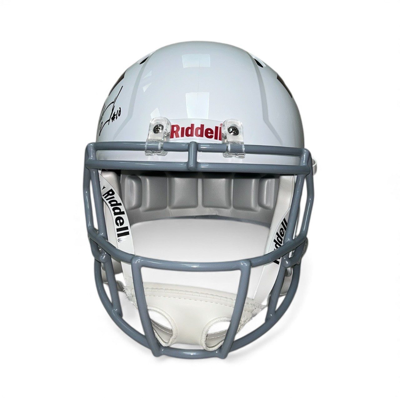 MARCEL REED AUTOGRAPHED WHITE THROWBACK TEXAS A&M SPEED FULL SIZE HELMET JSA 2 - Image 2