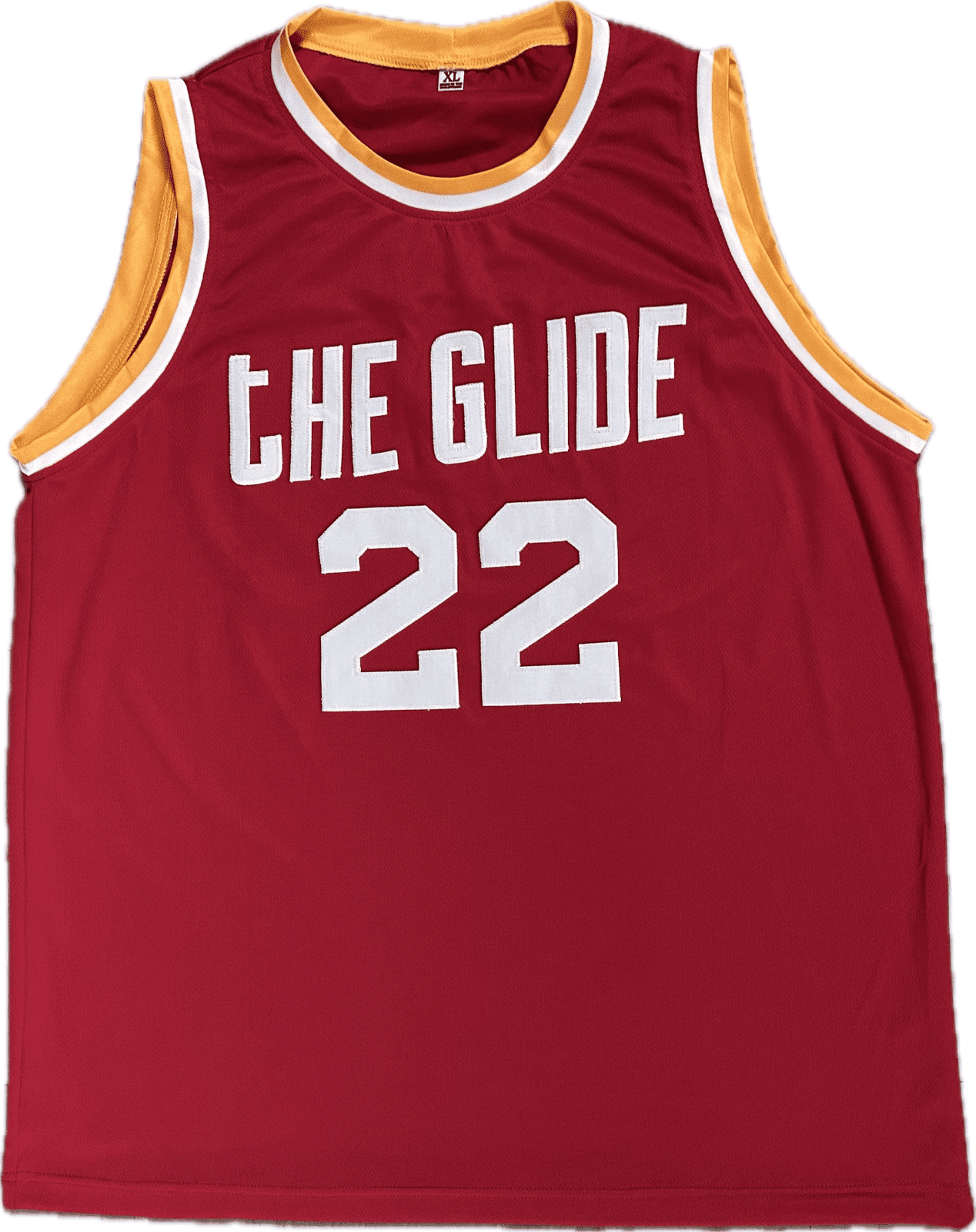 Clyde Drexler Signed Autographed Custom Red/White Jersey JSA