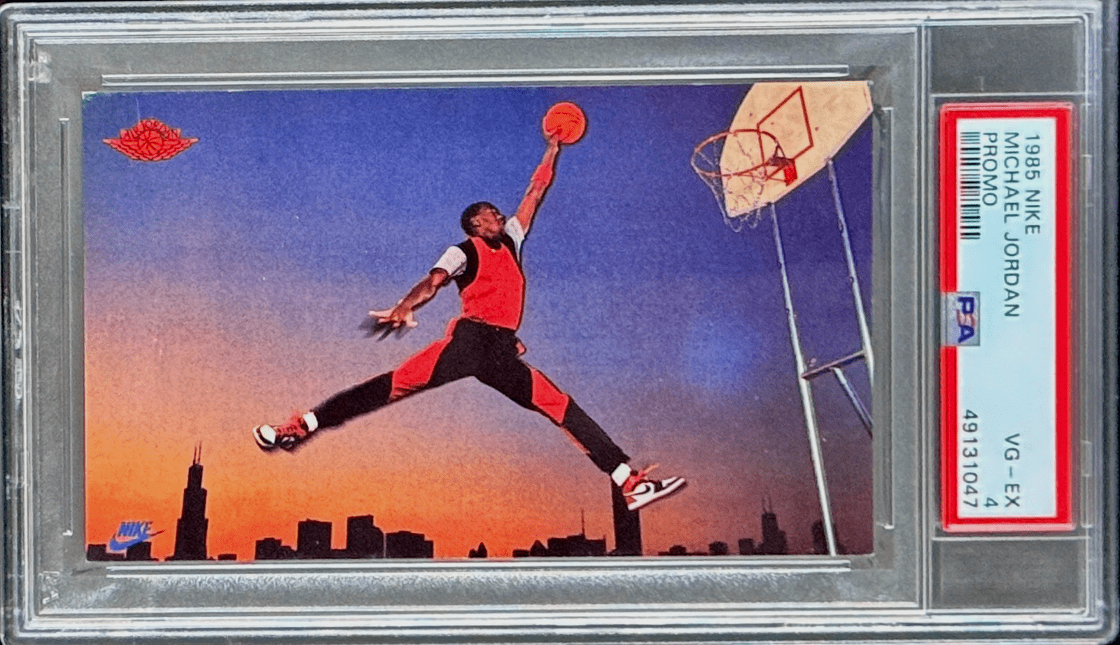 Michael Jordan 1985 Nike Promo Rookie Card PSA 4 VG-EX 49131047