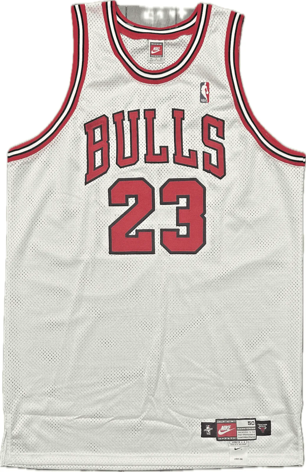 Michael Jordan Signed 97-98 Chicago Bulls White Jersey Upper Deck & GOAT - Image 7