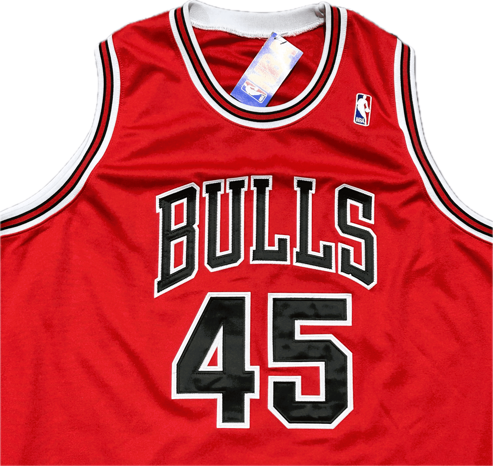 Michael Jordan Signed Hardwood Classics Chi. Bulls #45 Jersey Upper Deck & GOAT - Image 5