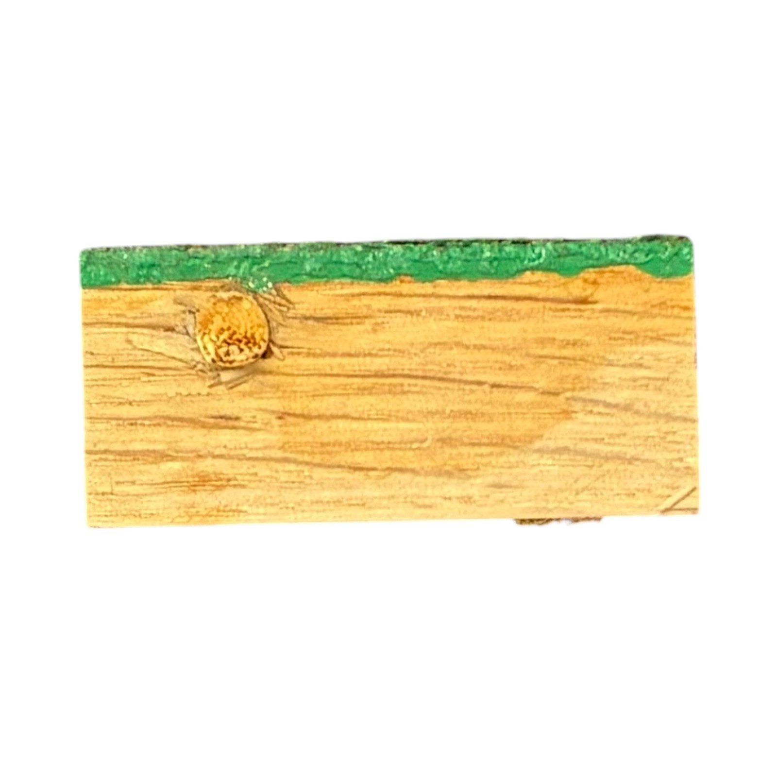 LARRY BIRD SIGNED BOSTON GARDEN GREEN PARQUET COURT FLOOR JSA 4x2x1 WB602232 - Image 3