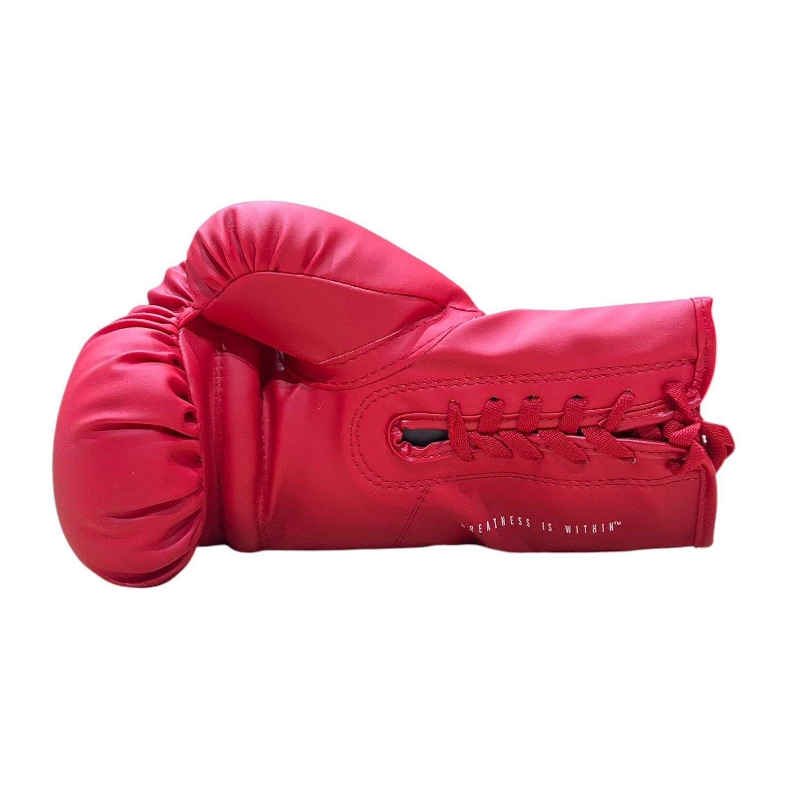 MIKE TYSON AUTOGRAPHED RED BOXING GLOVE JSA & MIKE TYSON AUTHENTICATION R GOLD - Image 3