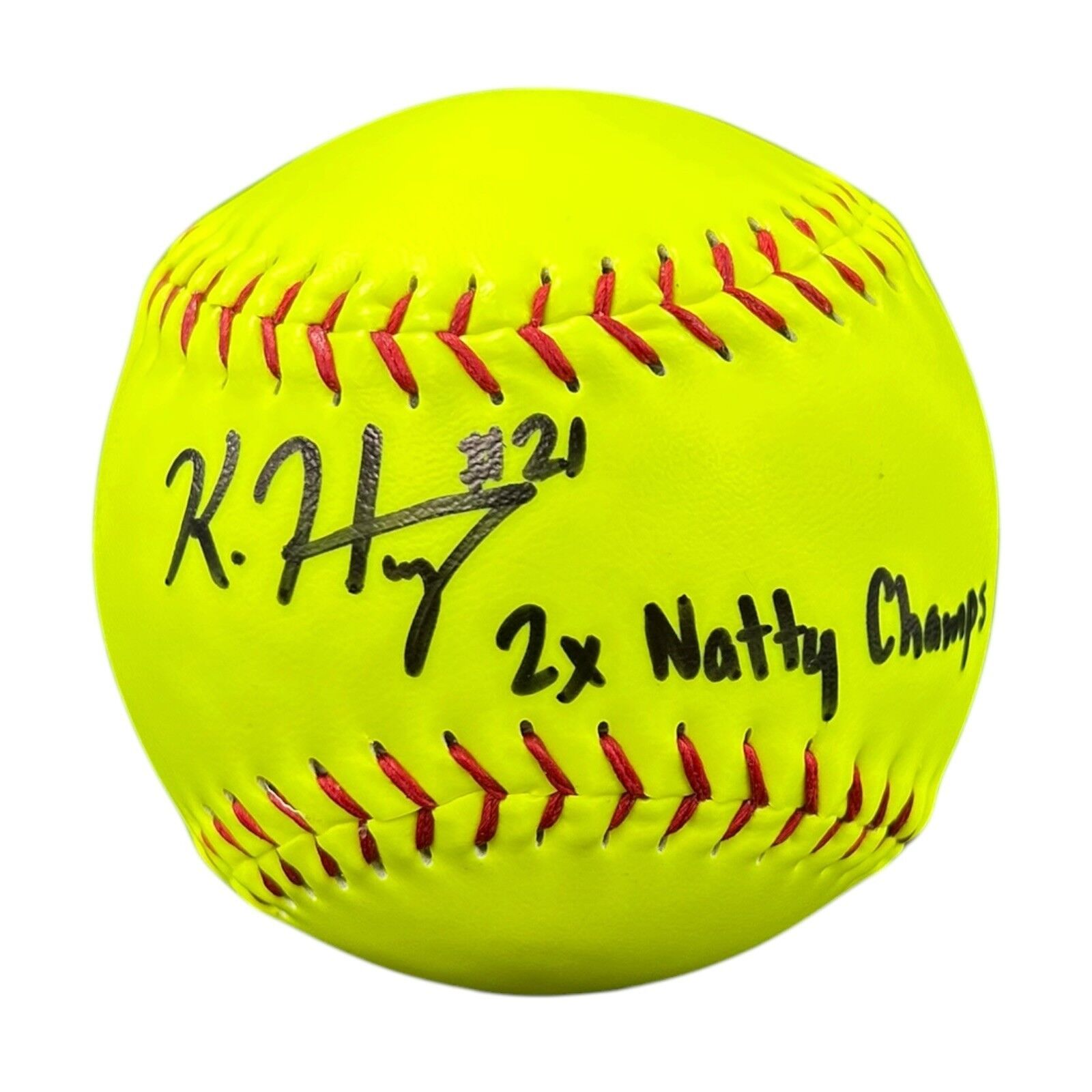 KAYDEN HENRY SIGNED SOFTBALL JSA TEXAS LONGHORNS 2x Natty Champs