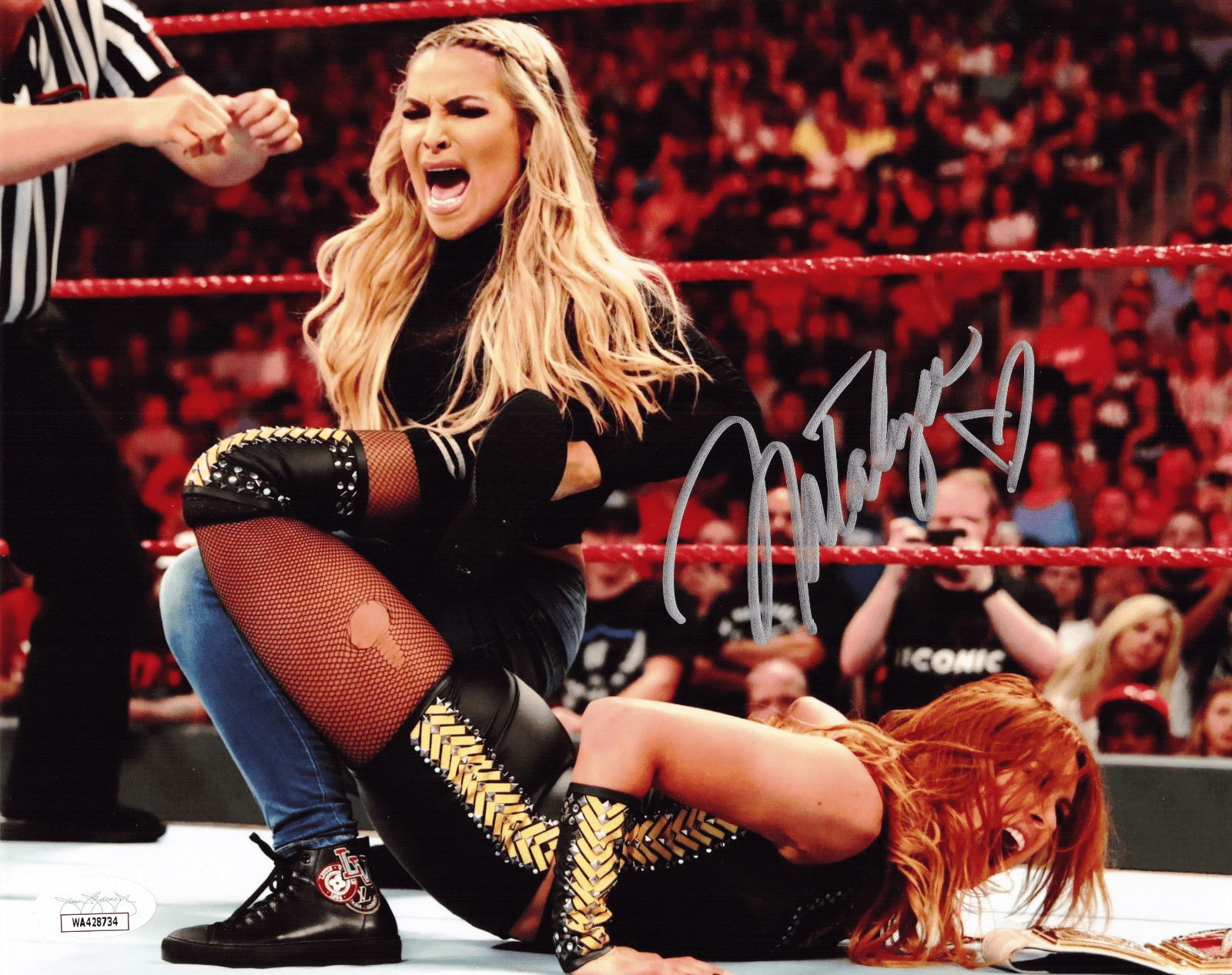 NATALYA AUTOGRAPHED 8x10 PHOTO JSA #4