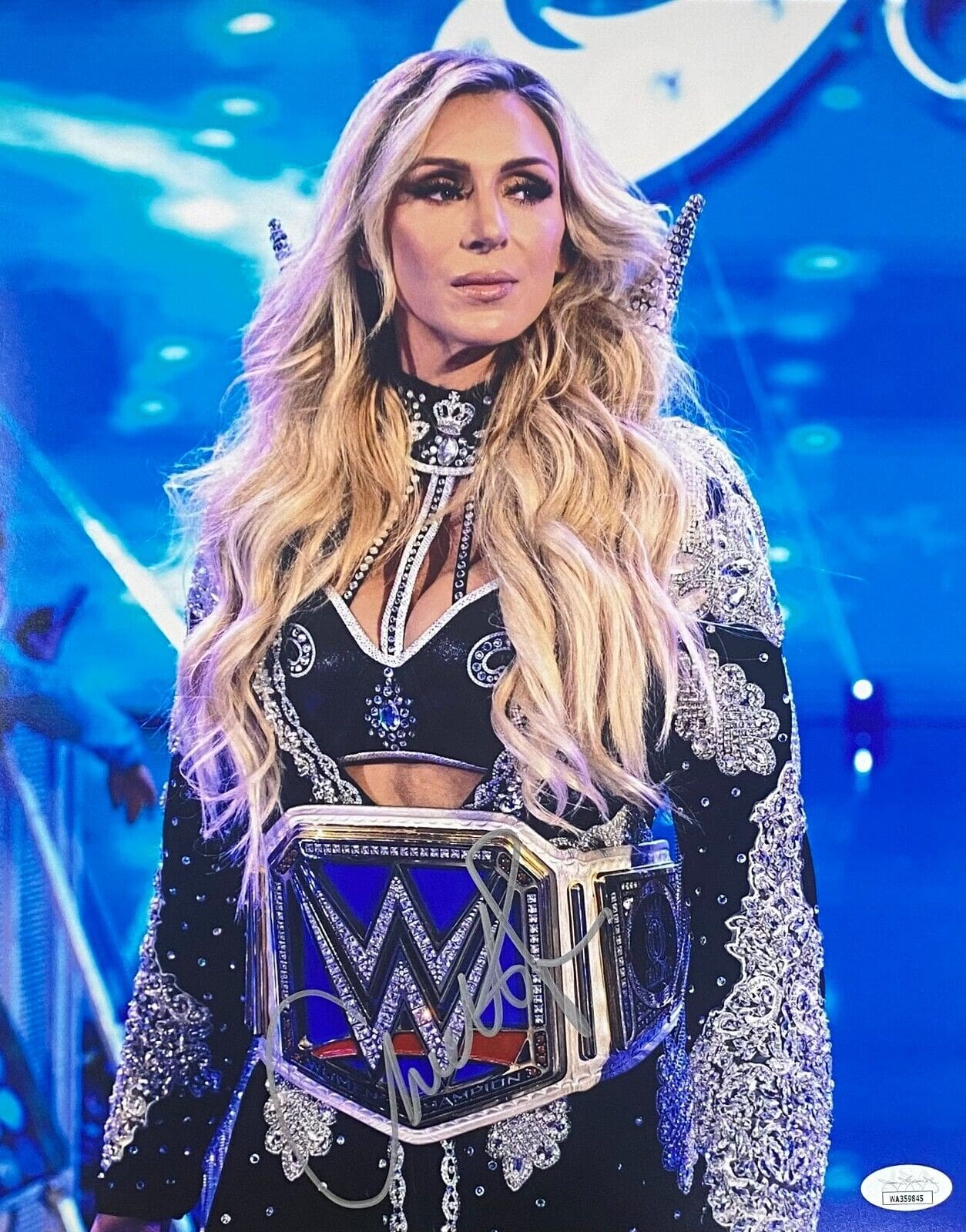 Charlotte Flair Signed Autographed 11x14 Photo JSA Authenticated #3