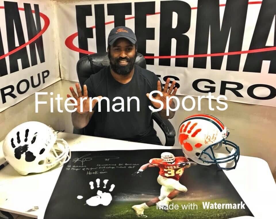 Ricky Williams Handprint Signed Autographed Green Jersey JSA Authen WPP060355 - Image 6