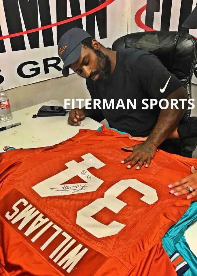 Ricky Williams Handprint Signed Autographed Green Jersey JSA Authen WPP060355 - Image 5