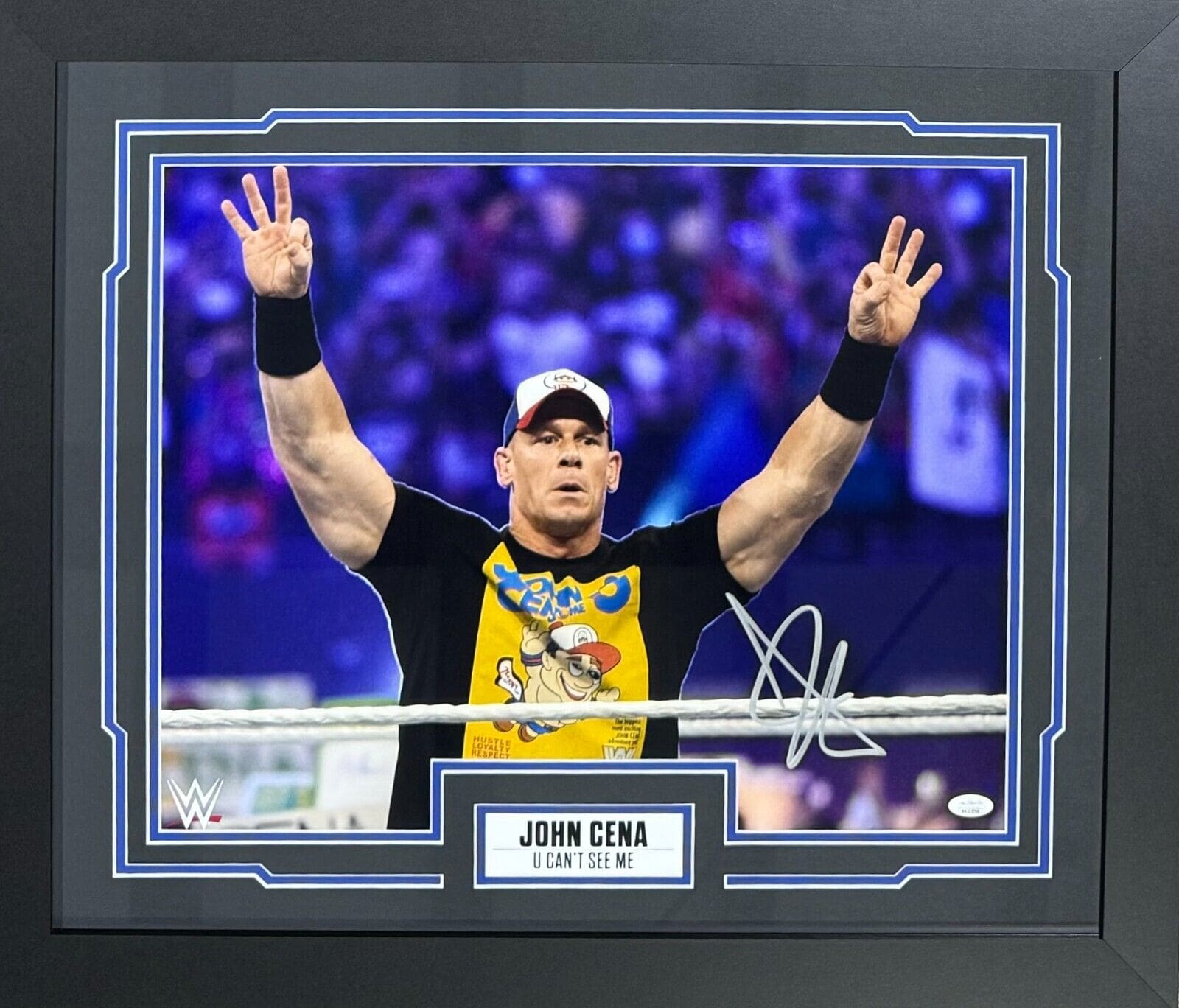John Cena Signed Autographed Framed Signed 16x20 Photo JSA #12