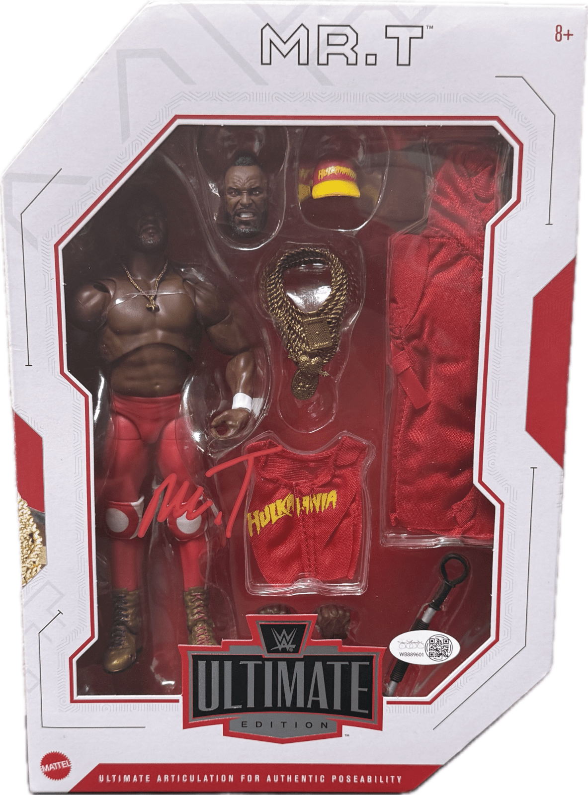 Mr. T Signed Autographed WWE Ultimate Action Figure Authenticated WrestleMania