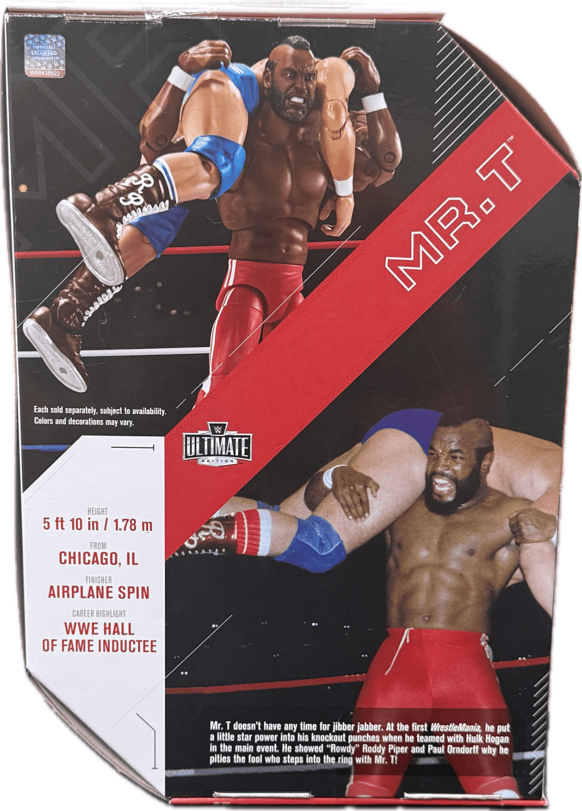 Mr. T Signed Autographed WWE Ultimate Action Figure Authenticated WrestleMania - Image 2