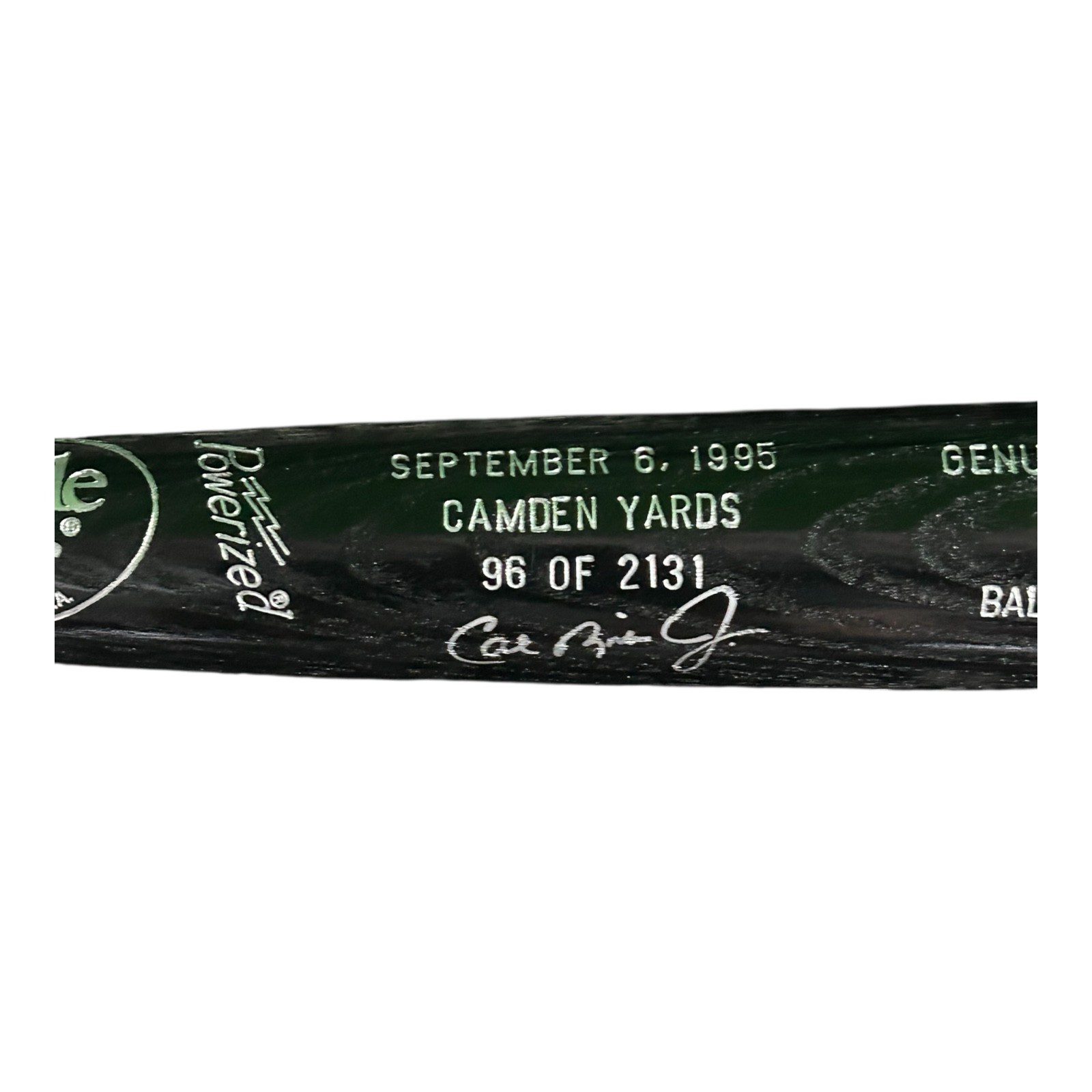 CAL RIPKEN JR. AUTOGRAPHED LOUISVILLE SLUGGER GAME MODEL BAT BECKETT 96 of 2131 - Image 3