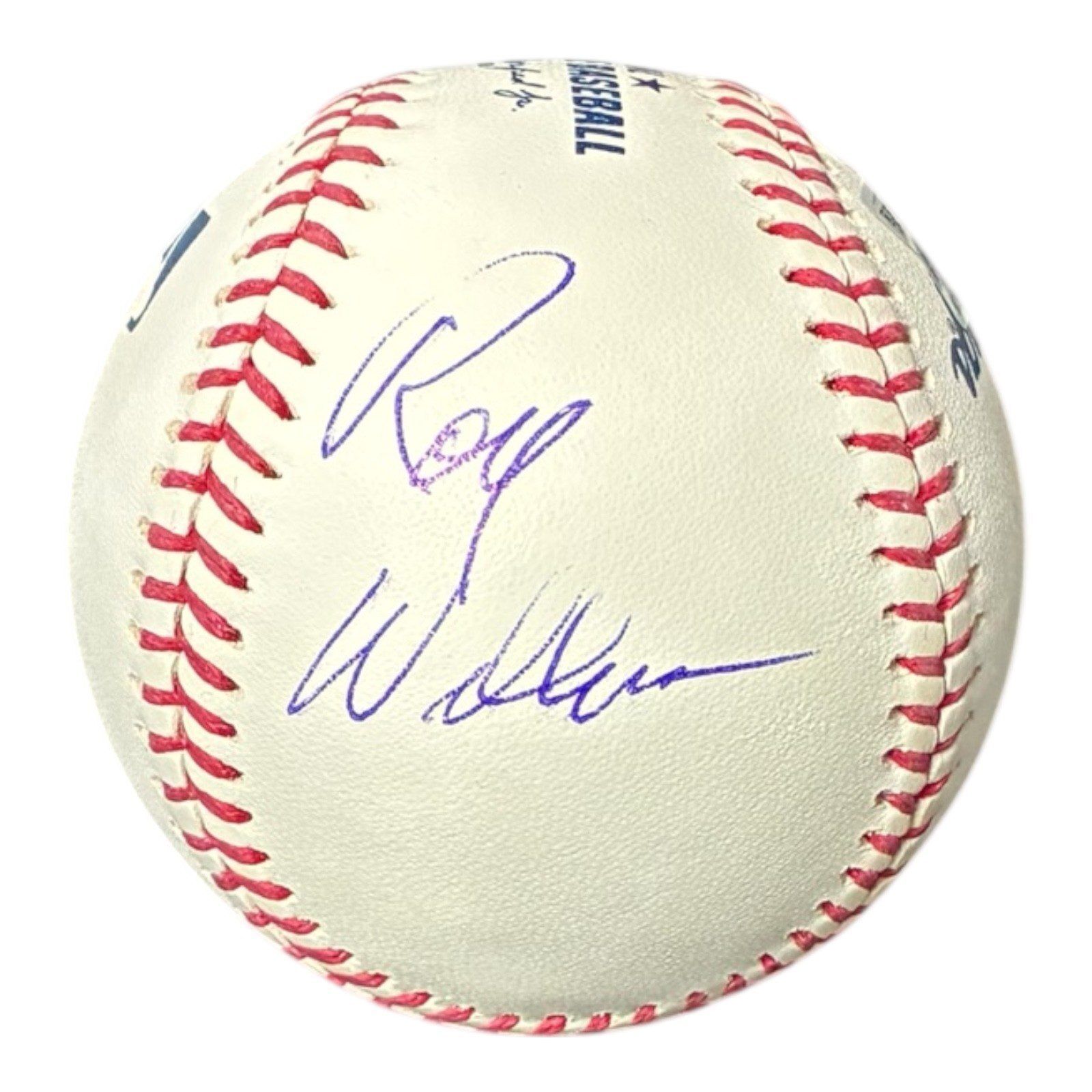 ROY WILLIAMS SIGNED OFFICIAL MAJOR LEAGUE BASEBALL BAS BT27626 UNC BASKETBALL