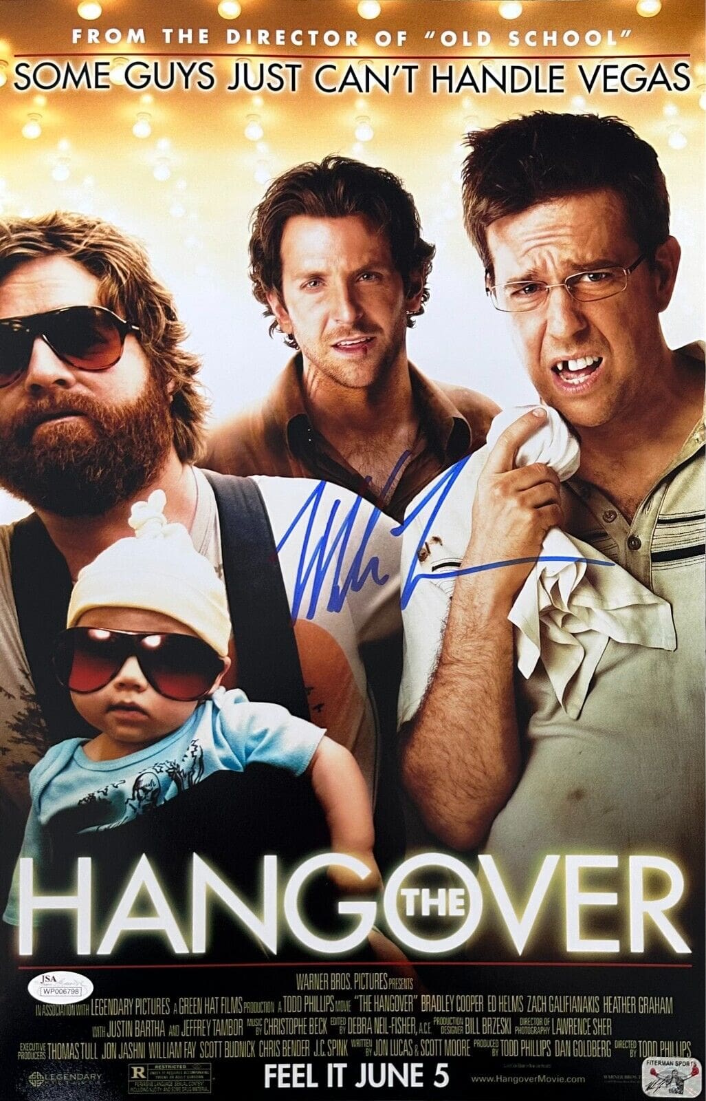 Mike Tyson Signed Autographed 11x17 Photo JSA & Tyson Authenticated Hangover