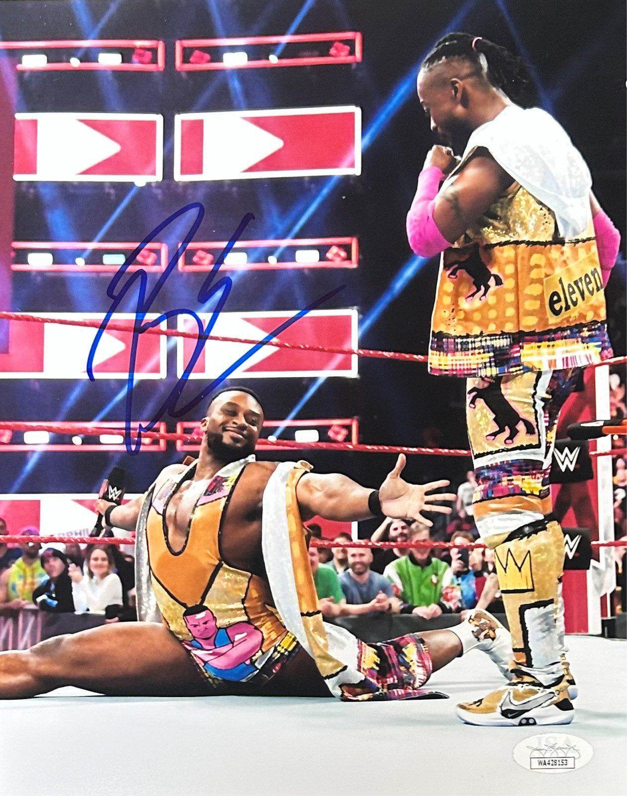 Big E Signed Autographed 8x10 Photo JSA Authenticated #7