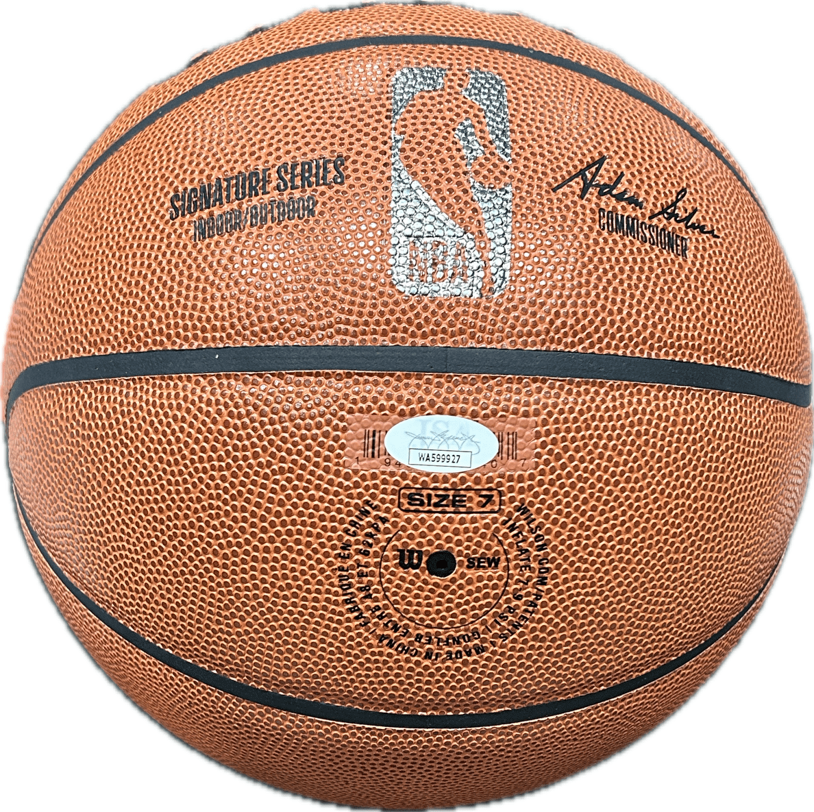 Julius Dr. J Erving Signed Autographed Wilson Basketball JSA Authen HOF 93. - Image 2