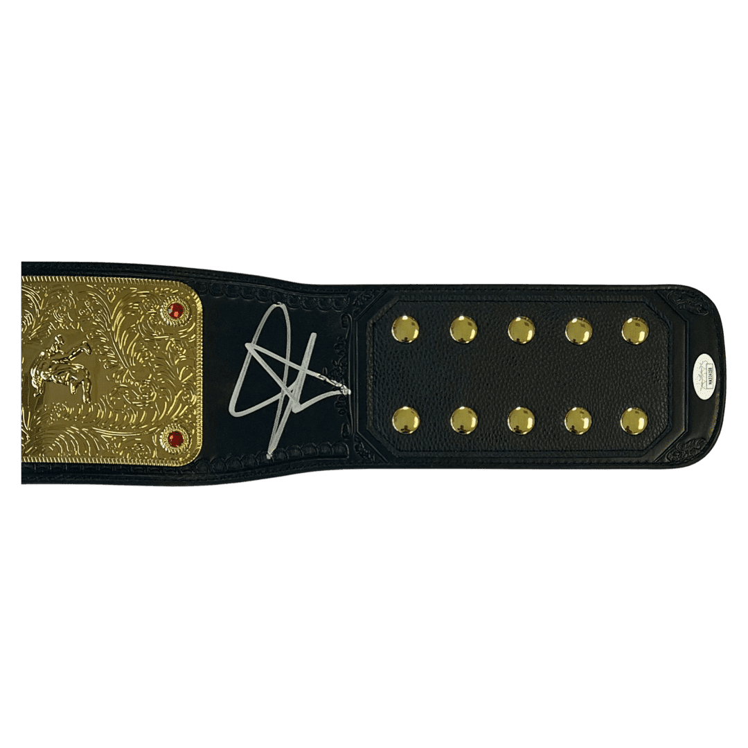 John Cena Signed World Heavyweight Championship Commemorative Belt JSA Authentic - Image 2