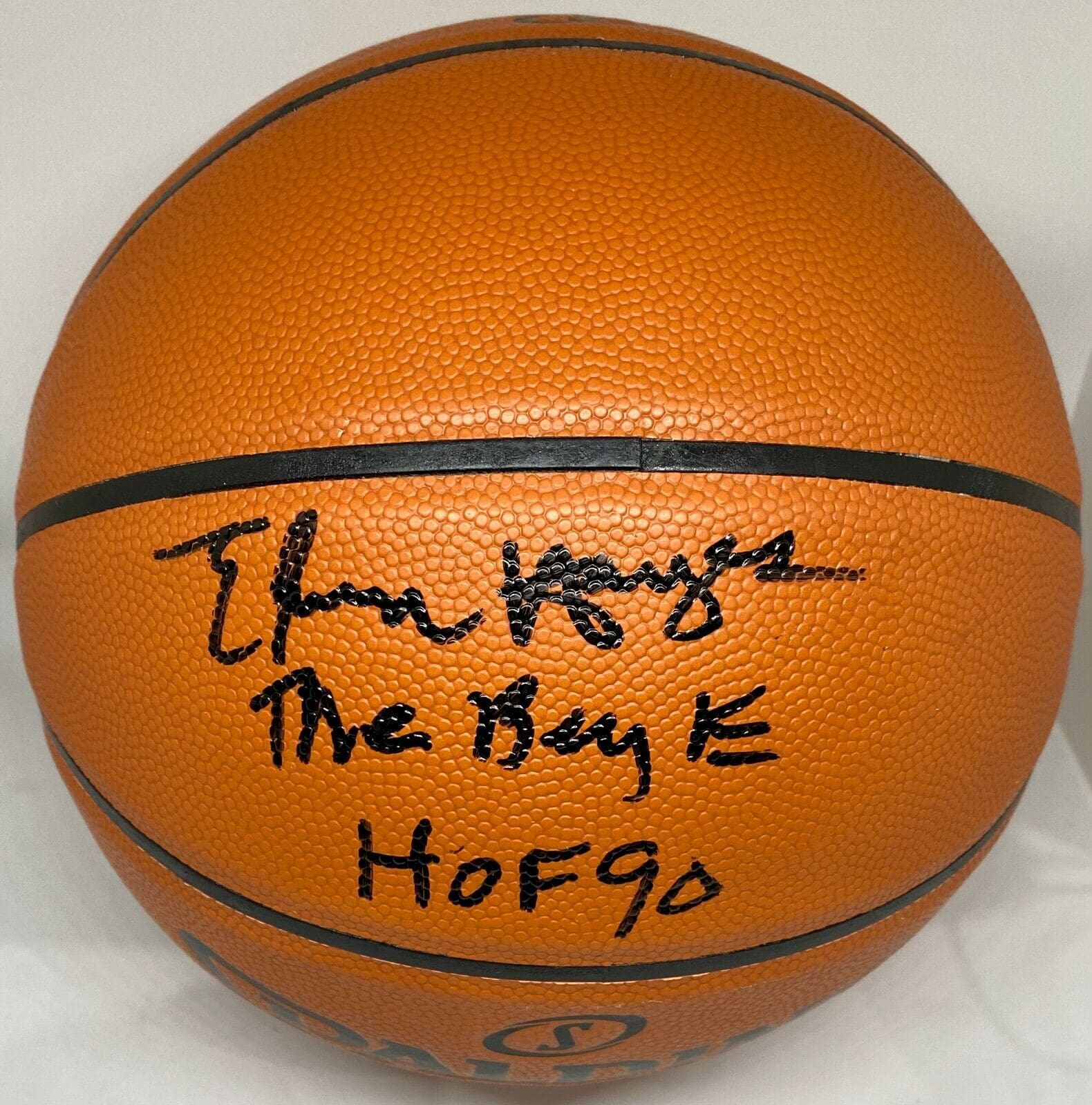 Elvin Hayes Signed Autographed Basketball FSG Authentication The Big E HOF90