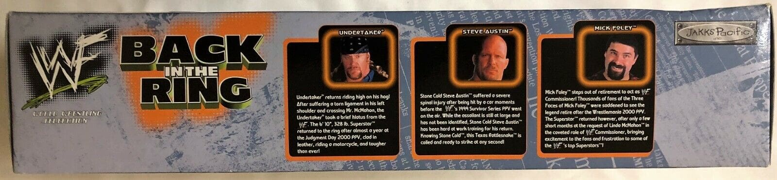 The Undertaker Mankind Signed Back In The Ring Figure PSA/DNA 8A81722 - Image 4