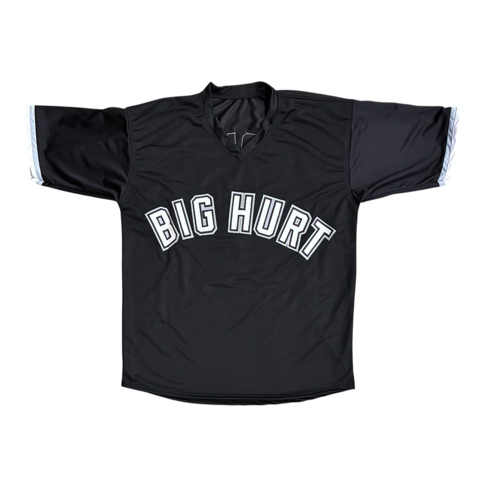 FRANK THOMAS AUTOGRAPHED CUSTOM BLACK/WHITE JERSEY JSA AUTHENTICATION - Image 3