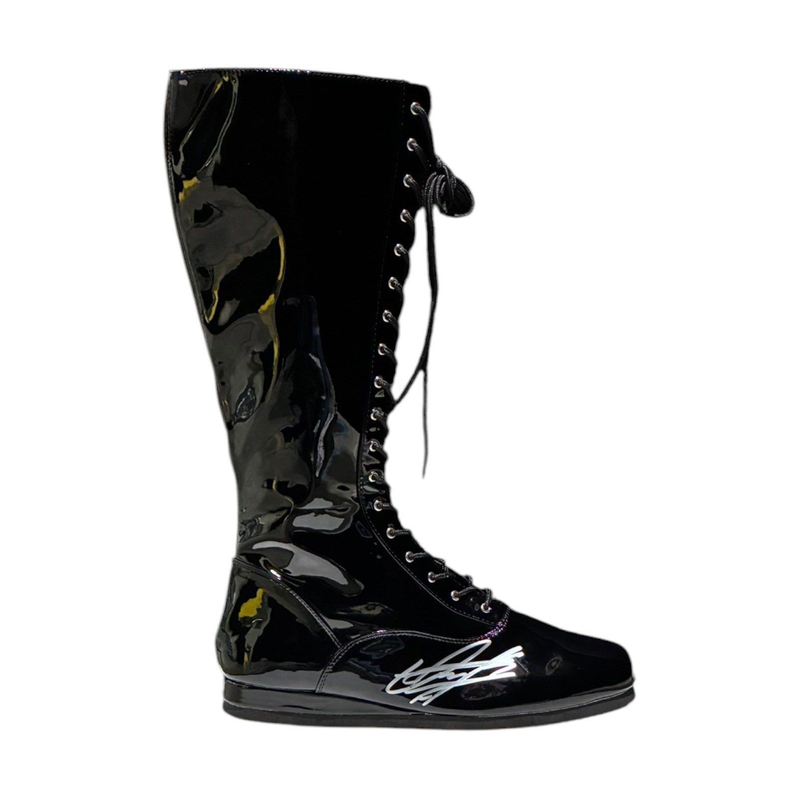 UNDERTAKER AUTOGRAPHED BLACK BOOT JSA AUTHENTICATED RIGHT