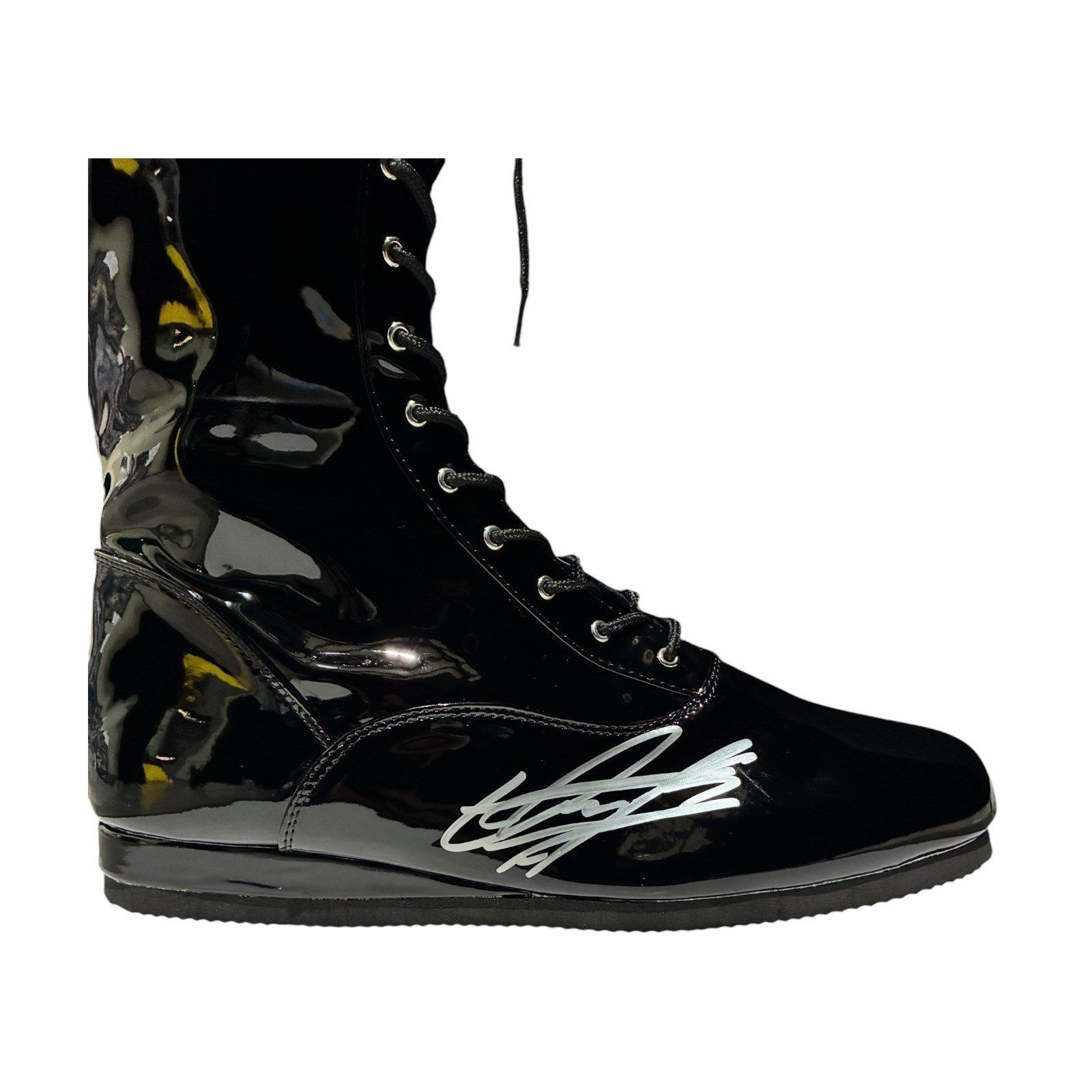 UNDERTAKER AUTOGRAPHED BLACK BOOT JSA AUTHENTICATED RIGHT - Image 2
