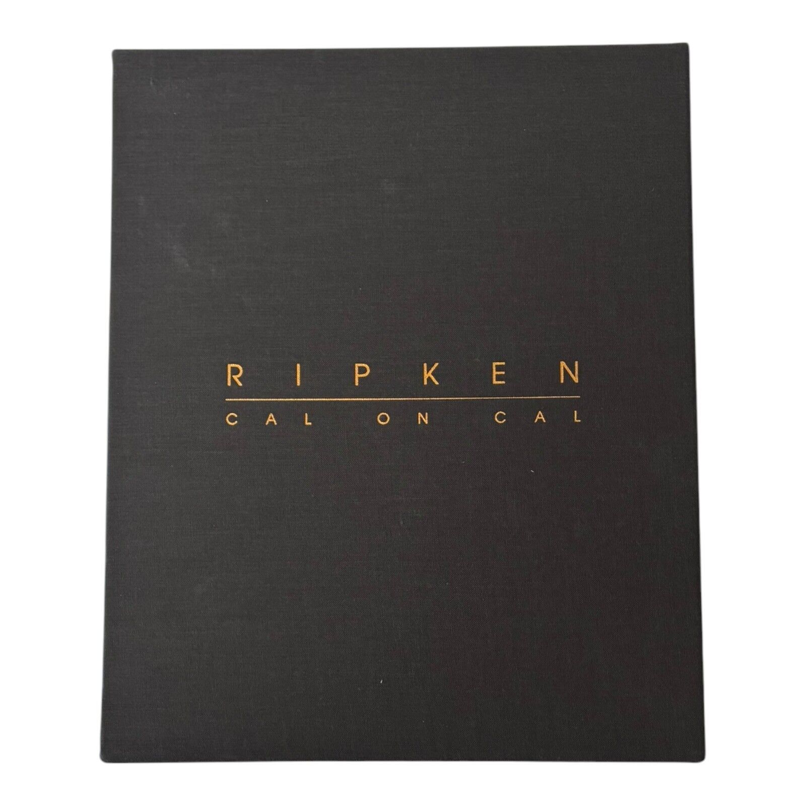 CAL RIPKEN JR SIGNED 2131 LEATHER BOUND BOOK "RIPKEN CAL ON CAL" WITH COA #291
