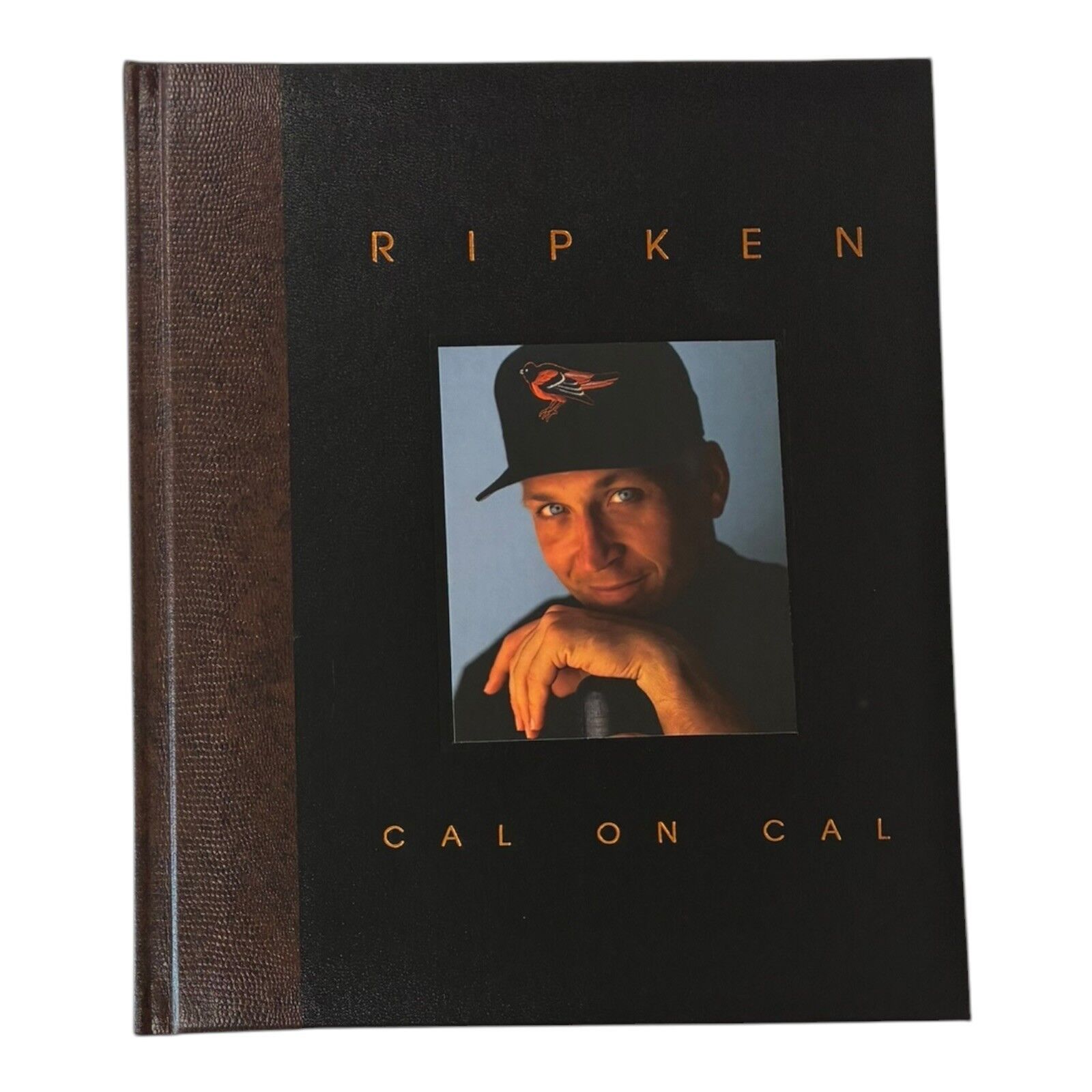 CAL RIPKEN JR SIGNED 2131 LEATHER BOUND BOOK "RIPKEN CAL ON CAL" WITH COA #291 - Image 2