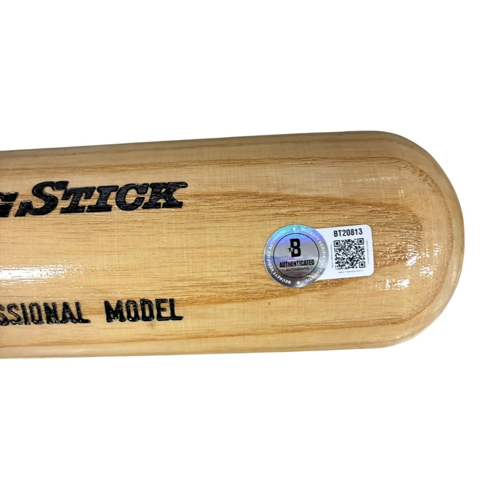 BEN GRIEVE AUTOGRAPHED RAWLINGS BASEBALL BIG STICK BAT BECKETT BT20813 Athletics - Image 4