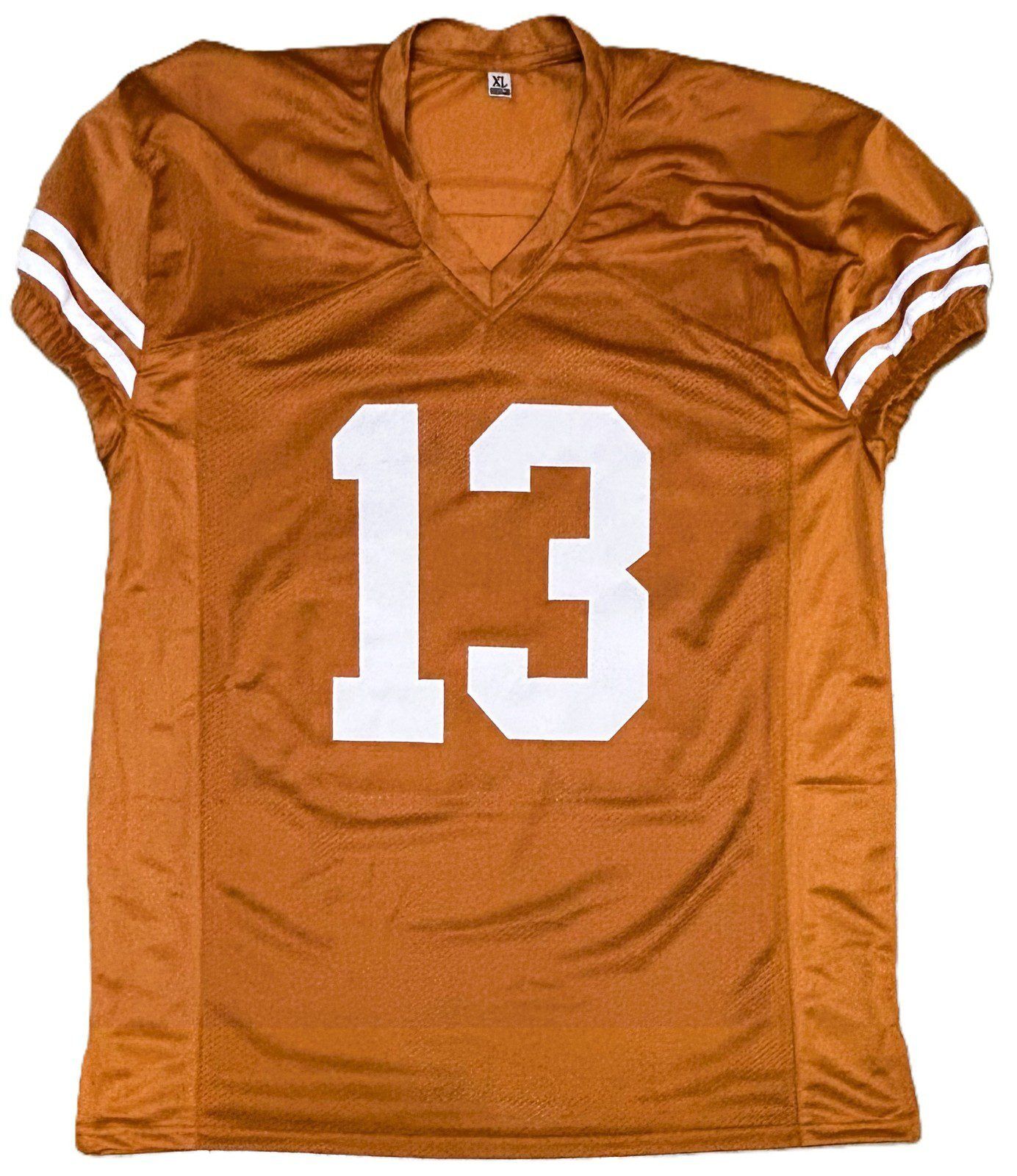 PARKER LIVINGSTONE AUTOGRAPHED CUSTOM BURNT ORANGE JERSEY JSA - Image 4