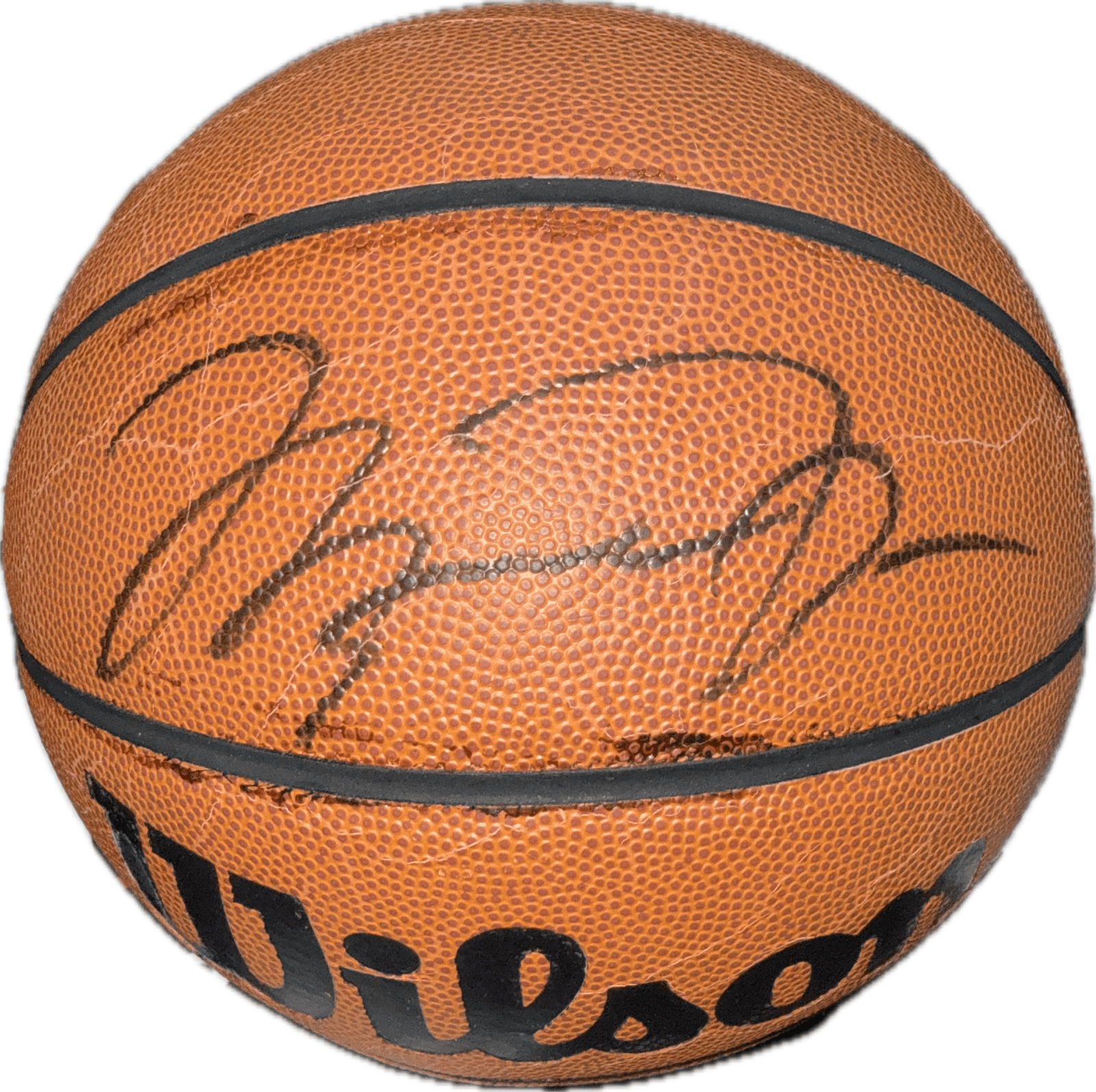 Michael Jordan Signed Wilson Jet Basketball Upper Deck & GOAT Authentication