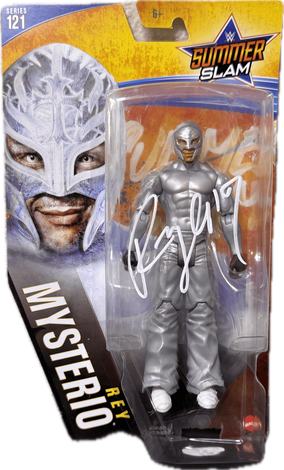Rey Mysterio Signed Summer Slam Series 121 Action Figure JSA Authenticated