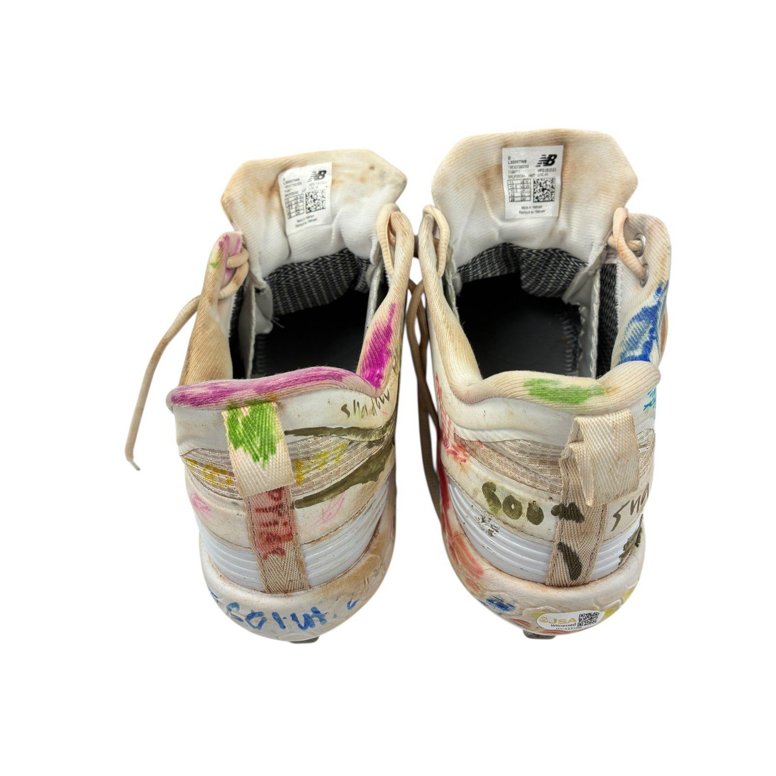 JEREMY PENA SIGNED HOUSTON ASTROS WORN GAME USED PENA PALS 1of 1 CLEATS - Image 8