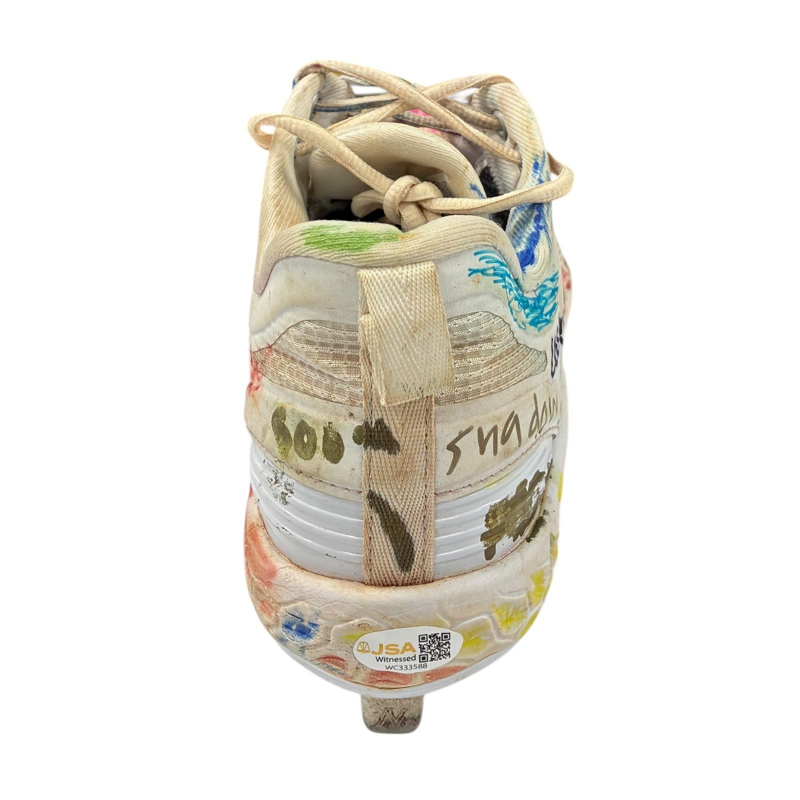 JEREMY PENA SIGNED HOUSTON ASTROS WORN GAME USED PENA PALS 1of 1 CLEATS - Image 11