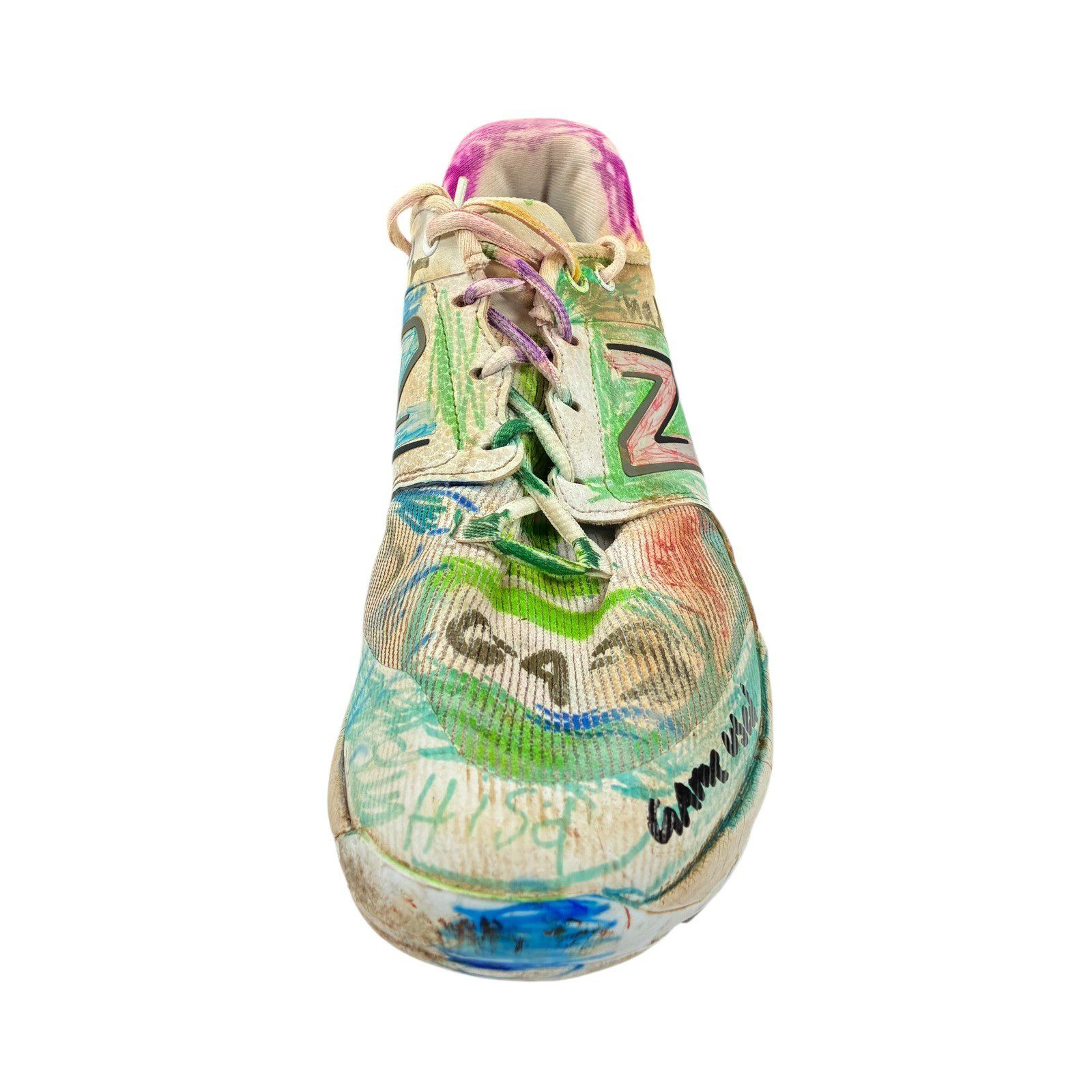 JEREMY PENA SIGNED HOUSTON ASTROS WORN GAME USED PENA PALS 1of 1 CLEATS - Image 13