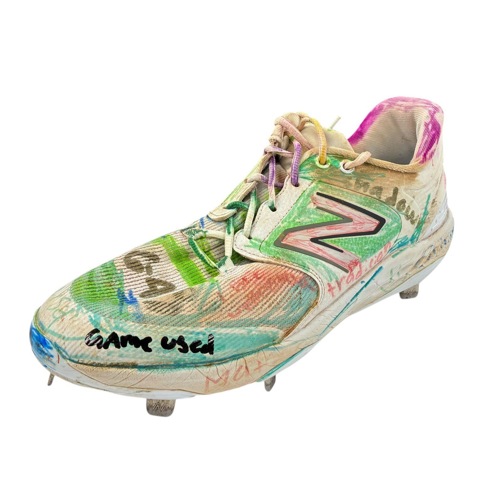 JEREMY PENA SIGNED HOUSTON ASTROS WORN GAME USED PENA PALS 1of 1 CLEATS - Image 15