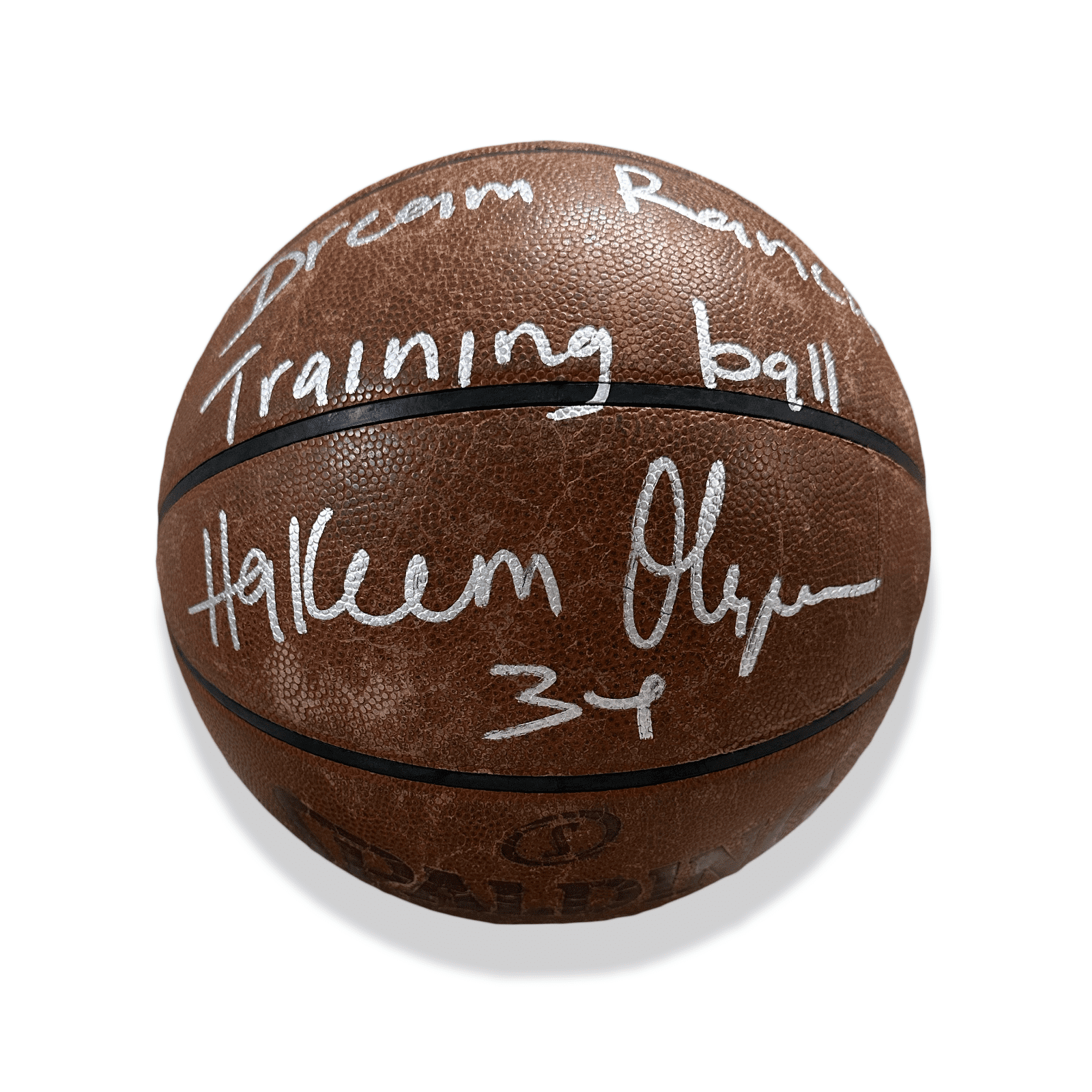 Hakeem Olajuwon Signed Dream Ranch Training Used Official