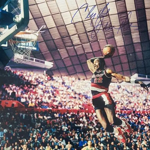 Hakeem Olajuwon & Clyde Drexler Original Floor Piece from Hakeem Olajuwon & Clyde Drexler Original Floor Piece from